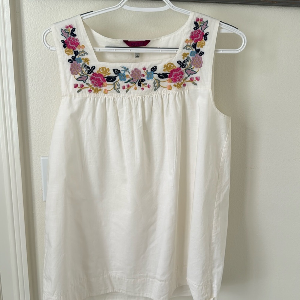 Joules embroidered top